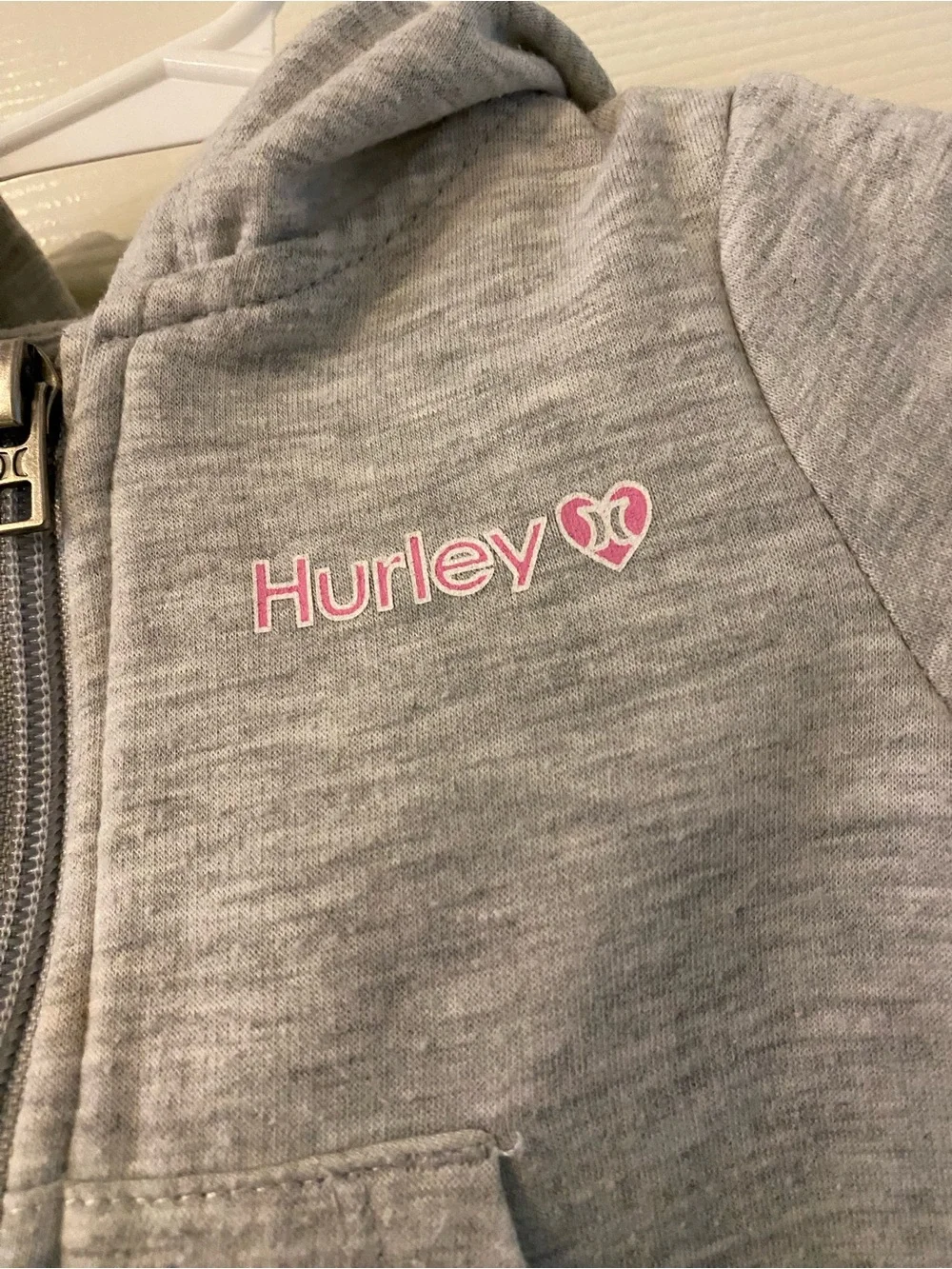 12 Month Hurley Zip Up Hoodie